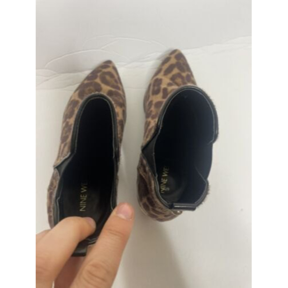Nine West Women's Size 7M Ankle Boots Cheetah / Leopard - Picture 6 of 8